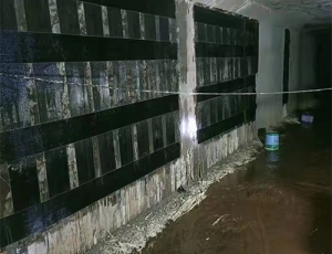 湘陰首例排水系統(tǒng)采用碳纖維加固